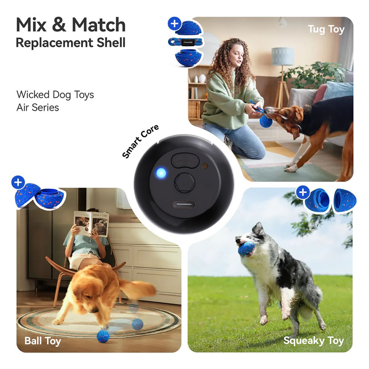 Cheerble Wicked Rugby Blue